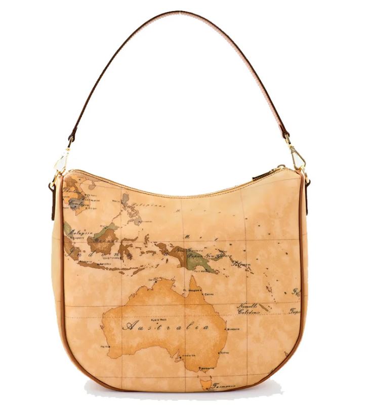 Alviero Martini 1a Classe Tracolla Mezzaluna Geo Classic CD068 6000 Col 0010 Natural